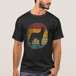 Camiseta Cão Pastor Alemão - Amor Vintage Mulheres Crianças