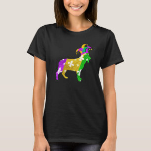 Camiseta Cão Pastor Alemão Carnavais de Mardi Gras Cachorro