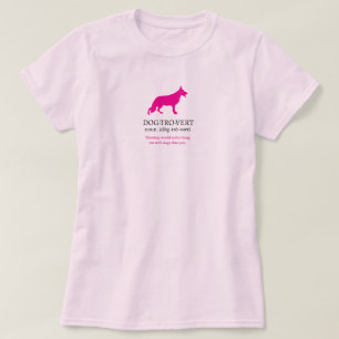 Camiseta Cão Pastor Alemão Dogtrovert