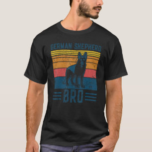Camiseta Cão Pastor Alemão Irmão Pastor Alemão Vintage B