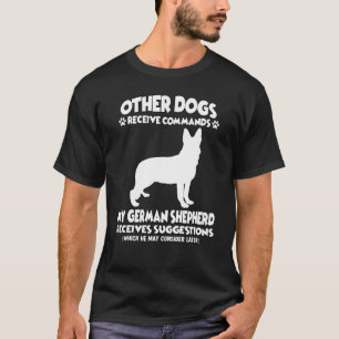 Camiseta Cão Pastor Alemão Obediência Cães