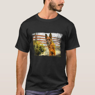 Camiseta Cão Pastor Alemão Pastor Alemão