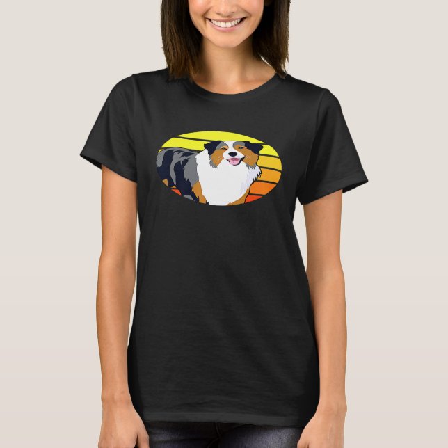 Camiseta Cão Pastor Australiano (Frente)
