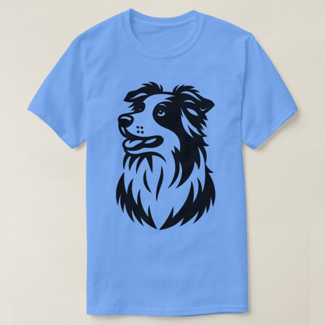 Camiseta Cão Pastor Australiano (Frente do Design)