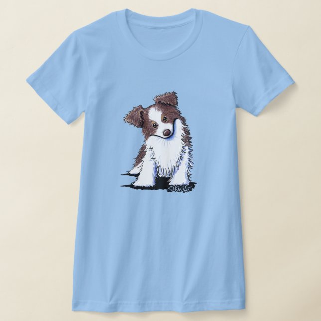 Camiseta cão pastor australiano (Postura )