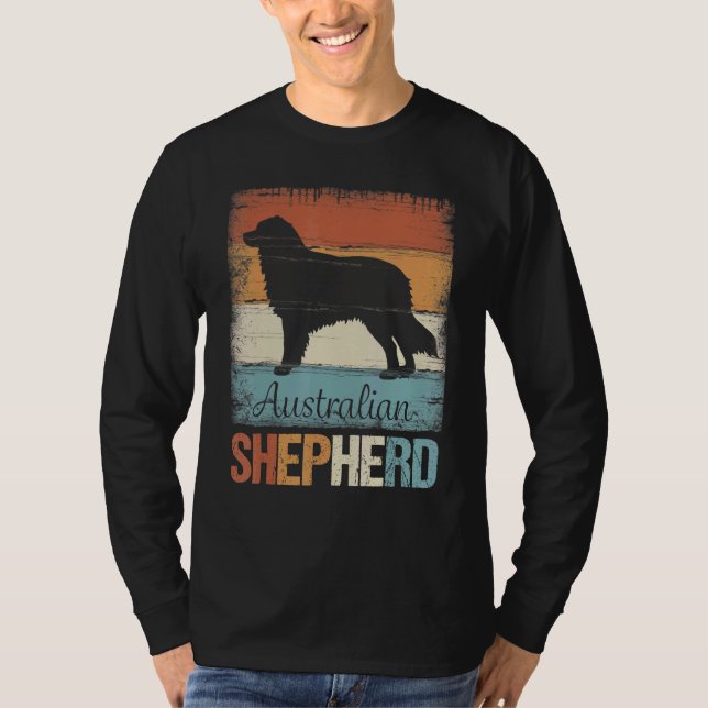 Camiseta Cão Pastor Australiano Pastor Aussie (Frente)