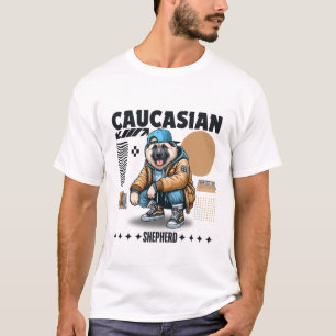 Camiseta Cão pastor caucasiano