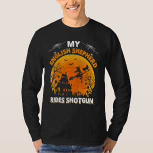 Camiseta Cão Pastor Inglês Viaja de Passageiro Cão Pastor I
