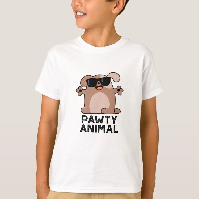 Camiseta Cão Pawy Animal Funny Party Pun (Frente)