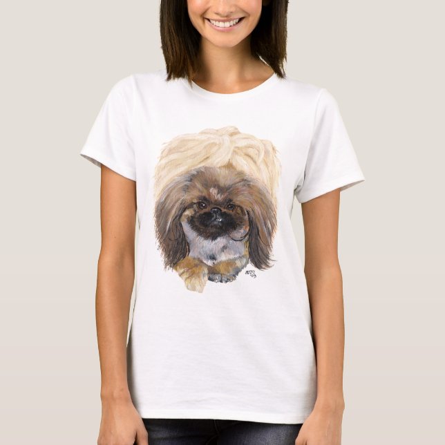 Camiseta Cão Pekingese (Frente)