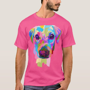 Camiseta Cão pintado com aquarela