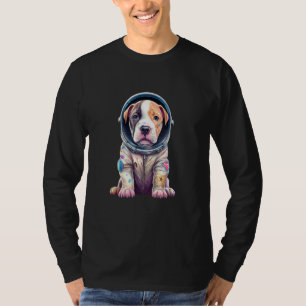Camiseta Cão Pit bull Terrier Pai Mãe