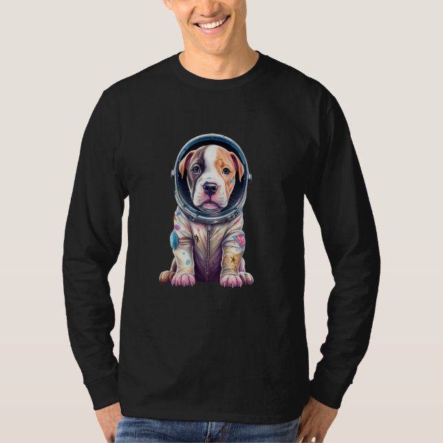 Camiseta Cão Pit bull Terrier  Pai Mãe (Frente)