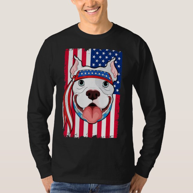 Camiseta Cão Pitbull (Frente)