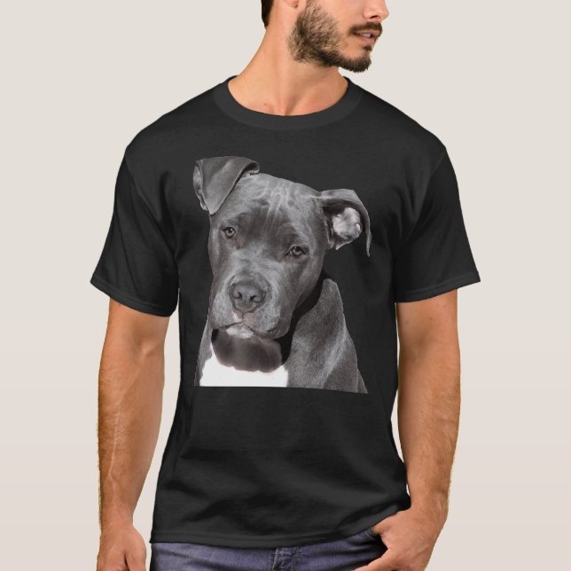 Camiseta Cão Pitbull (Frente)