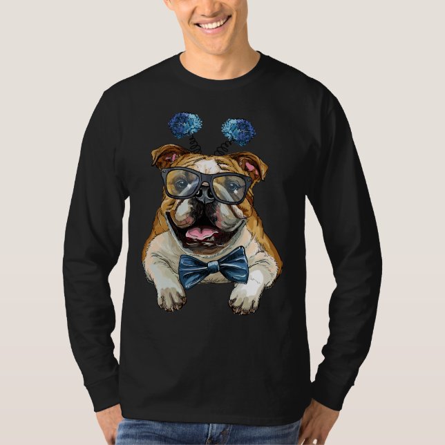 Camiseta Cão Pitbull Cão Pai Cão Cachorro Mãe Pai S Dia M (Frente)