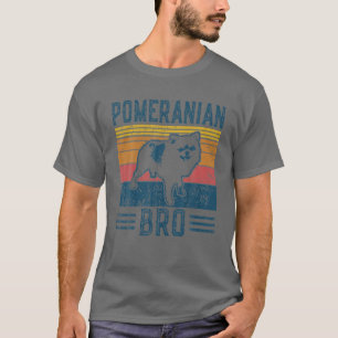 Camiseta Cão Pomerânia - Vintage Pomeranian Bro