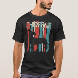 Camiseta Cão retro de Chiweenie do vintage