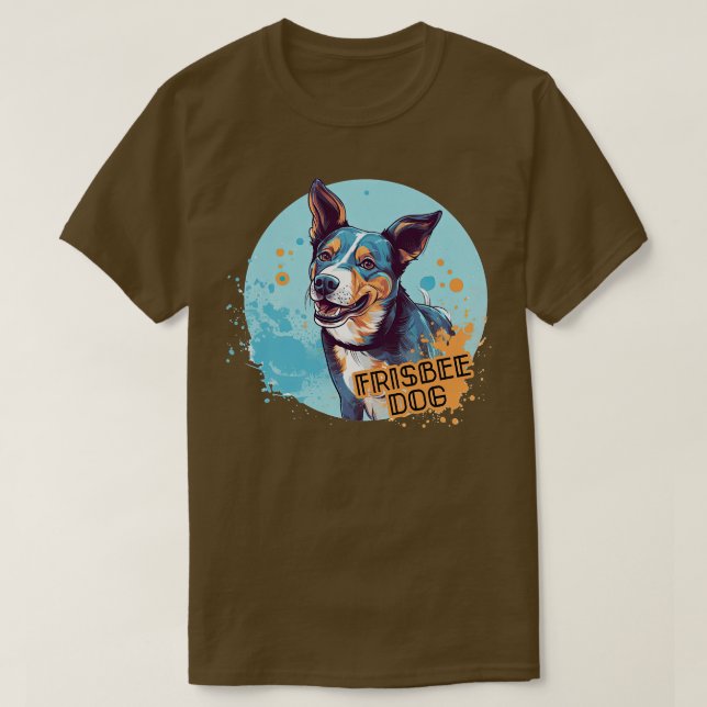 Camiseta Cão-risbee 1 (Frente do Design)