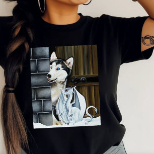 Camiseta Cão rouco e Dragão