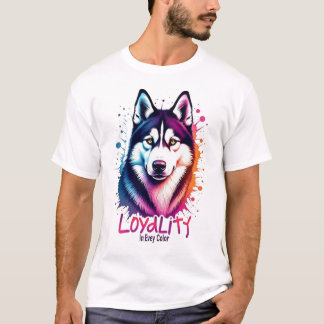 Camiseta Cão-Rouco vibrante