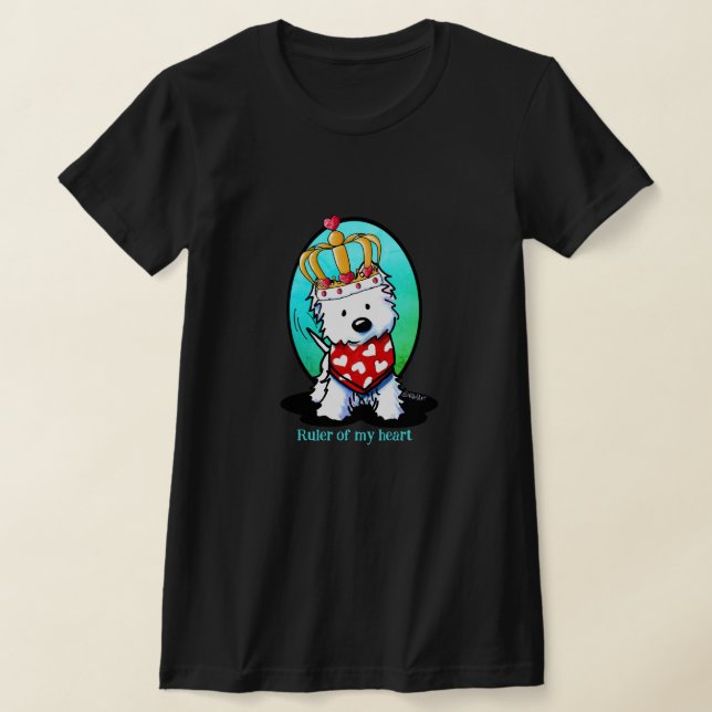 Camiseta Cão Royal Westie KiniArt (Postura )