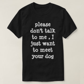Camiseta cão sarcástico engraçado