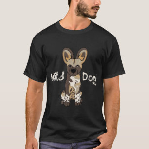 Camiseta Cão selvagem africano