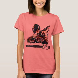 Camiseta Cão selvagem africano por Natasha Bowdoin