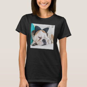Camiseta Cão sonolento das imagens   de Getty com Headband