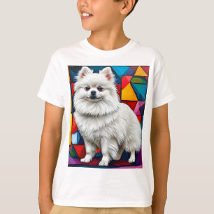 Camiseta cão spitz japonês