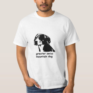 Camiseta Cão suíço da montanha do t-shirt maior