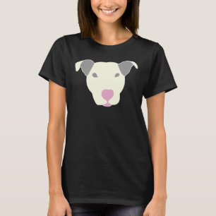 Camiseta Cão-Touro Branco