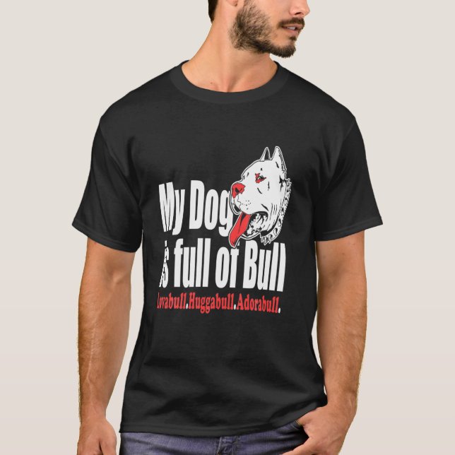 Camiseta Cão-Touro Engraçado (Frente)