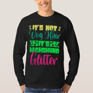 Camiseta Cão-Vinho-Vidro-Vidro-Glitter-rouco
