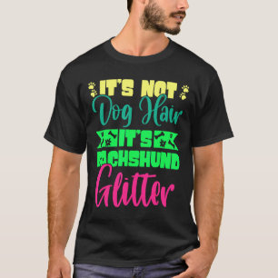 Camiseta Cão-Vinho-Vidro-Vidro-Glitter-rouco