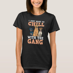 Camiseta Cão Walker Sitter Sitting Trainer Chill Com G