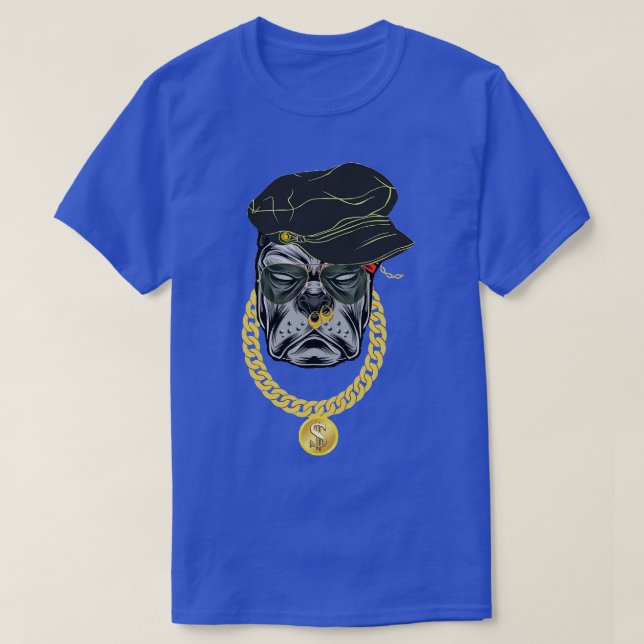 Camiseta cão zangado (Frente do Design)