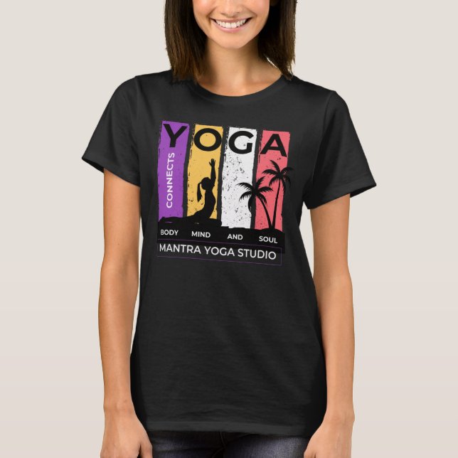 Camiseta "Caos & Chakra - Yoga Punk Streetwear" (Frente)