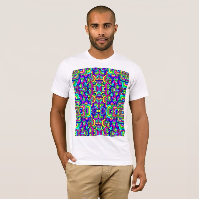 Camiseta Caos Coloridos 5 (Frente Completa)