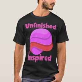 Camiseta Caos Criativo Inspirado e Inacabado