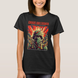 Camiseta Caos Desencadeado O Design de IA de Warzone HD Def