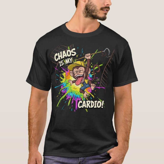 Camiseta Caos é meu Cárdio (Frente)