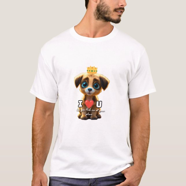 Camiseta Cãozinho bonito (Frente)