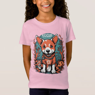 Camiseta Cãozinho-de-camisa-de-cachorro-do-mato-bonito