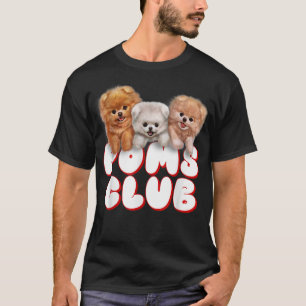 Camiseta Cãozinho Pomeraniano, Poms Club, Cachorro Bebê