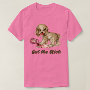 Camiseta Cãozinho retrorreflector - Coma os ricos