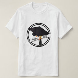 Camiseta Cap Diploma Class of 2027 Graduation