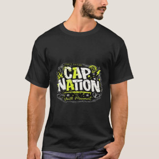 Camiseta Cap Nation Streetwear T-Shirt Graffiti 