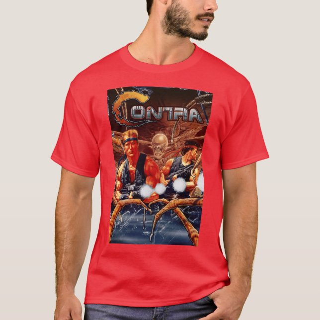 Camiseta Capa Contra HD retrô (Frente)